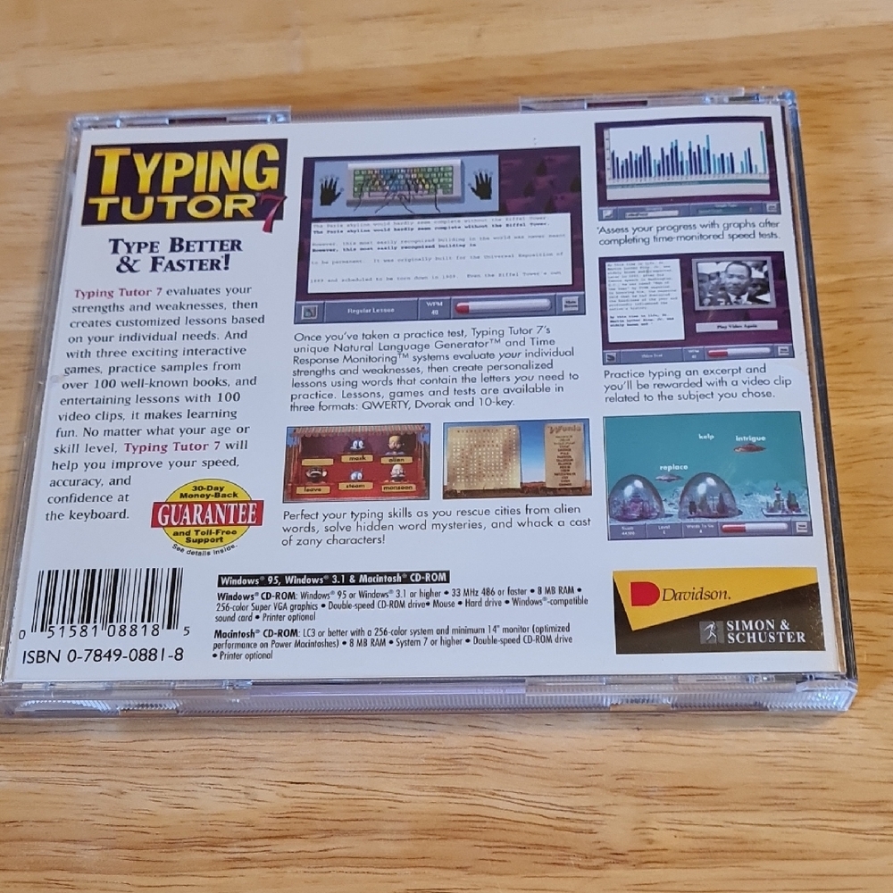 Typing Tutor 7 Software - Used Condition - Picture 7 of 7